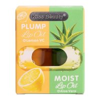 Set 2 Luciuri de Buze Hidratare si Volum Kiss Beauty Plump cu Lamaie si Aloe Vera - 3