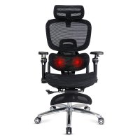 Scaun de birou ergonomic SYYT 9521 cu suport lombar, masaj si incalzire - 1