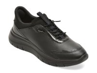 Pantofi sport GEOX D680JA pentru femei, negri, din piele ecologica - 1