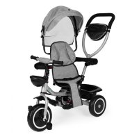 Tricicleta pentru copii Ecotoys WQL-066-52 Gri 2 in 1 cu scaun rotativ 360, roti din spuma EVA, greutate admisa 25kg - 6
