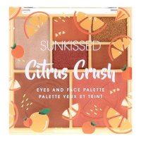Paleta de farduri Sunkissed Citrus Crush, 7 nuante pentru ochi si fata - 2
