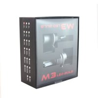 Set 2 LED-uri Auto Techstar® M3, H11, 40w, 8000 Lumeni, 6500K, AUTO, 12-24 Volti, ZES, Canbus, Miez Cupru, Radiator - 7