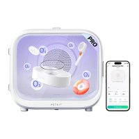 Uscator Smart PETKIT AirSalon Max Pro pentru animale de companie, Capacitate 60L, Ecran tactil, Bluetooth - 1