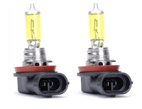 Set 2 becuri LED auto H11 de 12V 100W 6000K HOD galbene XENON - 4
