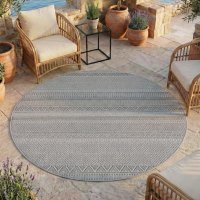 Covor rotund Desert etno V3 Gri 160x160 cm - 3