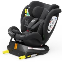 Scaun auto Tweety Plus Deluxe Buf Boof i-size rotativ 360 cu isofix 40-150 cm blackjeans - 7