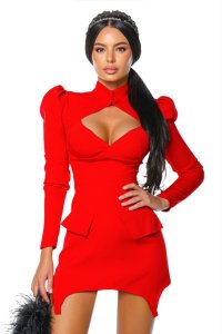 Rochie Mini Roșie Red Affair - 1