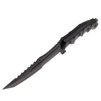 Cutit de vanatoare IdeallStore®, Dark Element, 30.5 cm, otel inoxidabil, negru - 3