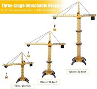 Macara de Jucarie cu Telecomanda si Lampa LED, 1.28m, Galben/Negru - 6