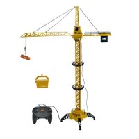 Macara de Jucarie cu Telecomanda si Lampa LED, 1.28m, Galben/Negru - 2