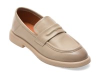 Mocasini IMAGE bej, D380, din piele naturala - 1