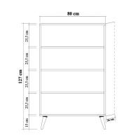 Comoda Multibox din Stejar Sonoma - 9