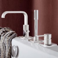 Baterie cada/dus 3 gauri, Grohe Allure, montare pe cada, corp incastrat inclus (19316000,33339) - 1