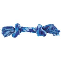 TRIXIE Jucarie Sfoara cu 2 Noduri pentru Caini, 22cm, Multicolor - 2