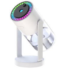 Difuzor si umidificator ultrasonic Q JS09 cu lumina de noapte si proiector de stele, capacitate 280ml - 1