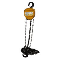 Palan macara manuala 0.5T/3m, lant 6mm Stager HS-C- - 1