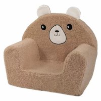 Fotoliu Cozy Teddy pentru copii, Bubaba, 9 luni-5 ani, culoare maro - 1