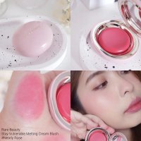 Fard de Obraz Crem, Rare Beauty Stay Vulnerable Melting Blush, Nuanta Nearly Rose, 5 g - 7