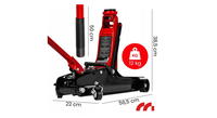 Cric hidraulic MalTec MasterJack2500, 2.5 T, inaltime de ridicare 385 mm - 8