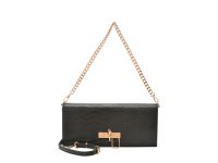 Geanta plic ALDO THALEA 001, neagra, din piele ecologica - 1