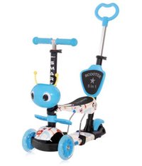 Trotineta pentru copii Lorelli Smart Plus cu scaun (Albastru) - 1