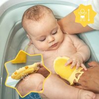 Perie de masaj din silicon pentru scalpul bebelusului Badabulle - 4