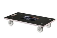 Carut tip platforma Kraft&Dele KD3186, 400 kg, otel, roti pivotante - 12