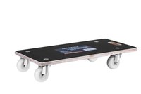 Carut tip platforma Kraft&Dele KD3186, 400 kg, otel, roti pivotante - 1