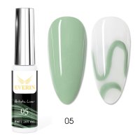Artistic Liner Gel EVERIN 8ml – 05 | Gel liner verde salvie pentru nail art și contururi precise - 1