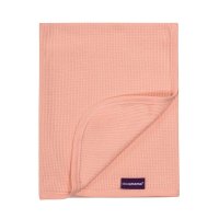 Paturica din bumbac Waffle Weave 120 x 140 cm Coral Clevamama 3463 - 4