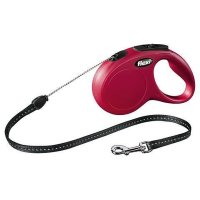 Lesa Pentru Caini Flexi Classic S 5 M-12 Kg Red/22504 - 1