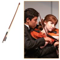 Arcus pentru vioara 4/4 IdeallStore®, One Sound, lemn, fibre sintetice, maro, 74.5 cm - 7