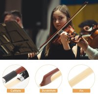 Arcus pentru vioara 4/4 IdeallStore®, One Sound, lemn, fibre sintetice, maro, 74.5 cm - 3