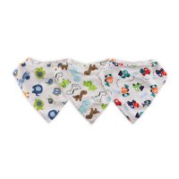 Set 3 bavete tip bandana din bumbac - 2
