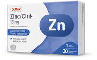 Dr. Max Zinc 15mg - 30 comprimate pentru sanatate optima - 1
