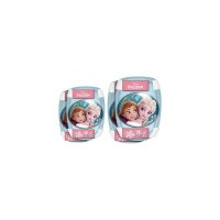 Set de protectii pentru copii, Stamp, Disney Frozen, Marime universala, Albastru, Ideal pentru role si trotineta - 1