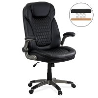 Scaun Directorial OFF 320 Negru cu Arcuri, Capacitate 130 KG - 1