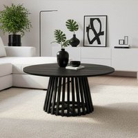 Masuta de cafea, Radiane, Negru, 80x80x40 cm - 1