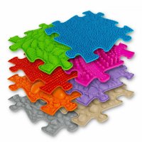Covorase ortopedice senzoriale puzzle A Muffik - set mediu - 3
