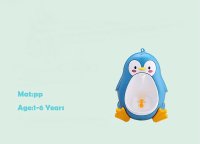 Pisoar pentru baieti Little Mom, sigur si rezistent, cu montare versatila prin ventuze de perete, sau agatare, dimensiune 26 x 37cm, Cute Penguin Black - 6