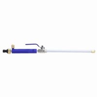 Pistol aparat de spalat cu presiune, presiune apa, pentru curatenie exterioara, aluminiu/albastru - 2
