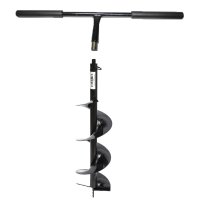 Motoburghiu - Foreza Pamant - Micul Fermier - Putere 2 CP + 3 x burghie 100, 200, 300mm - 6