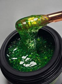 Gel Autonivelant Everin Petal Stories Lime Dew 15gr - Gel Verde cu Detalii Botanice - 1