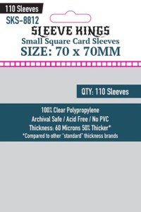 Sleeve Kings Small Square Card Protectors - 70x70mm - 1