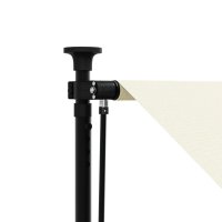 Copertina retractabila crem 200 x 150 cm, din poliester cu cadru din otel - 8