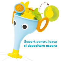 Jucarie trompa de elefant cu stopitoare pentru baie albastru +18 luni Yookidoo - 3