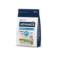 ADVANCE Sensitive Care, Somon, hrană uscată pisici, sistem digestiv, 3kg - 2