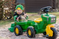 Tractor cu pedale si remorca Rolly Trac John Deere - 2
