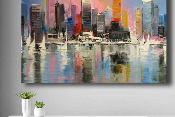 Tablou 70100NISC Multicolor 70x100 cm