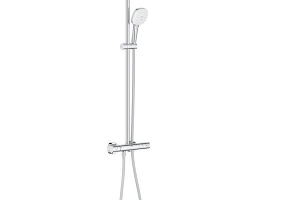 Coloana dus Grohe New Tempesta, palarie patrata, 25 cm, termostat,editie profesionala-26689001